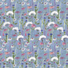 Voyage Maison Hermione Printed Cotton Fabric in Bluebell