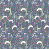 Voyage Maison Hermione Printed Cotton Fabric in Indigo