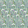 Voyage Maison Hermione Printed Cotton Fabric in Verde