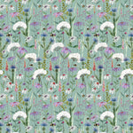 Voyage Maison Hermione Printed Cotton Fabric in Verde