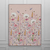 Floral Pink Wall Art - Hermione  Framed Canvas Blush Voyage Maison