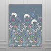 Floral Blue Wall Art - Hermione  Framed Canvas Bluebell Voyage Maison