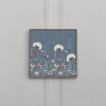 Floral Blue Wall Art - Hermione  Framed Canvas Bluebell Voyage Maison