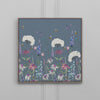 Floral Blue Wall Art - Hermione  Framed Canvas Bluebell Voyage Maison