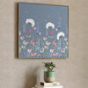 Floral Blue Wall Art - Hermione  Framed Canvas Bluebell Voyage Maison