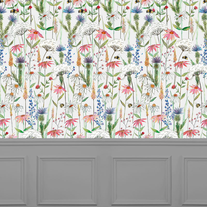 Voyage Maison Hermione 1.4m Wide Width Wallpaper in Linen