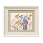 Voyage Maison Heron Framed Print in Birch/Linen