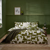 Animal Green Bedding - Herve Reversible Duvet Cover Set Olive furn.