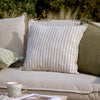 Striped Cream Cushions - Hessle Stripe Outdoor Cushion Cover Natural Yard
