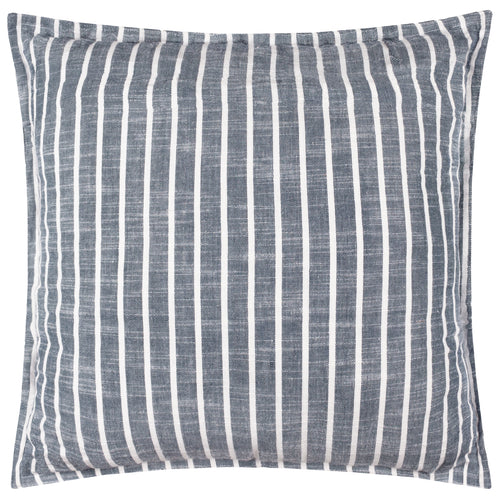 Striped Blue Cushions - Hessle Stripe Outdoor Cushion Cover Navy Yard
