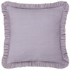 Floral Purple Cushions - Hettie Embroidered Velvet Cushion Cover Lilac furn.