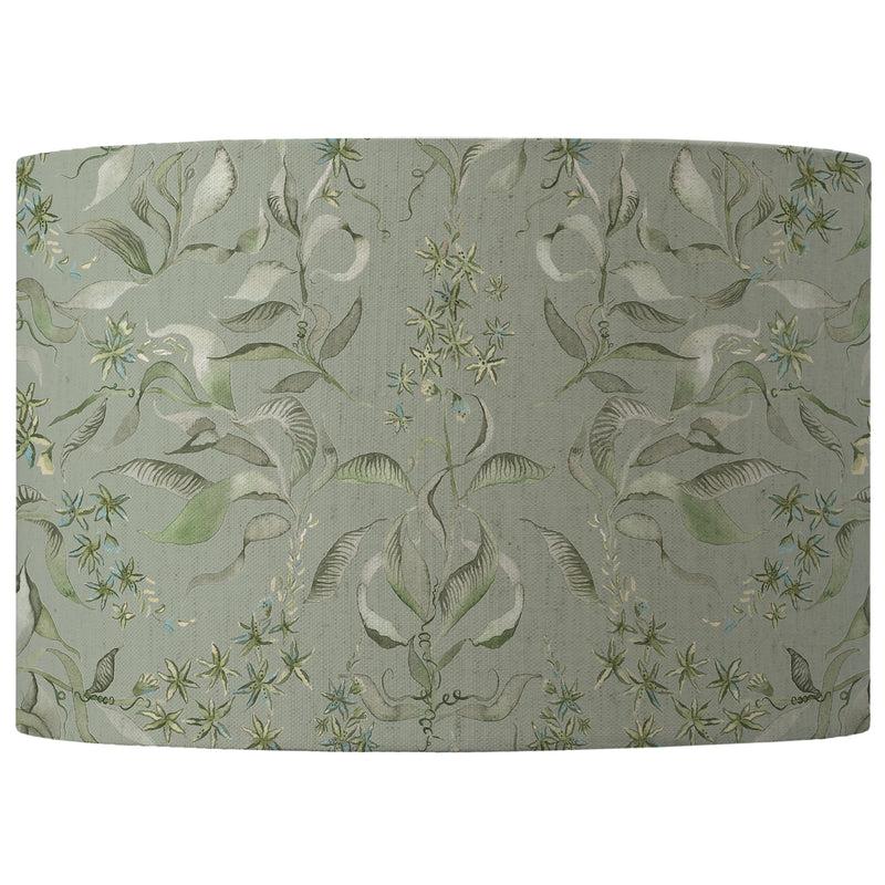 Floral Green Lighting - Hettie Eva Printed Lamp Shade Eden Voyage Maison