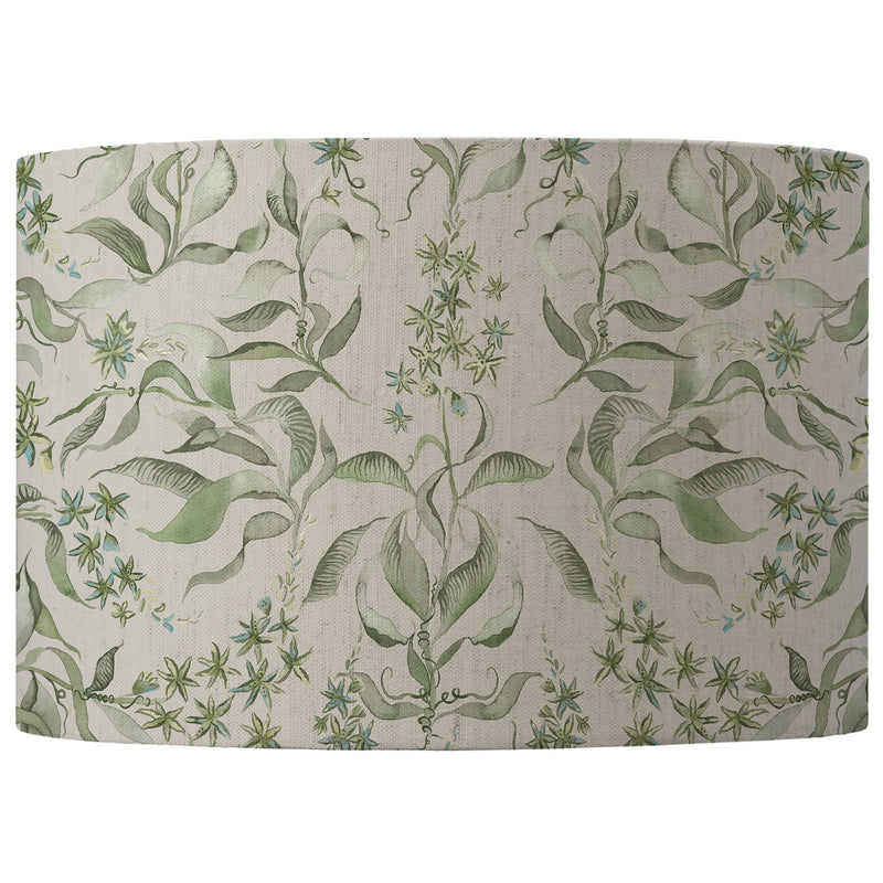 Floral Green Lighting - Hettie Eva Printed Lamp Shade Vine Voyage Maison