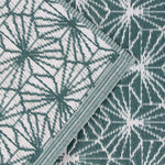 Geometric Green Rugs - Hexa 120x180cm Outdoor 100% Recycled Rug Green furn.