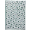 Geometric Green Rugs - Hexa 120x180cm Outdoor 100% Recycled Rug Green furn.