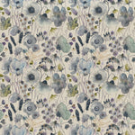 Voyage Maison Hibbertia Linen Printed Cotton Fabric in Crocus