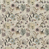 Voyage Maison Hibbertia Linen Printed Cotton Fabric in Haze