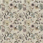 Voyage Maison Hibbertia Linen Printed Cotton Fabric in Haze