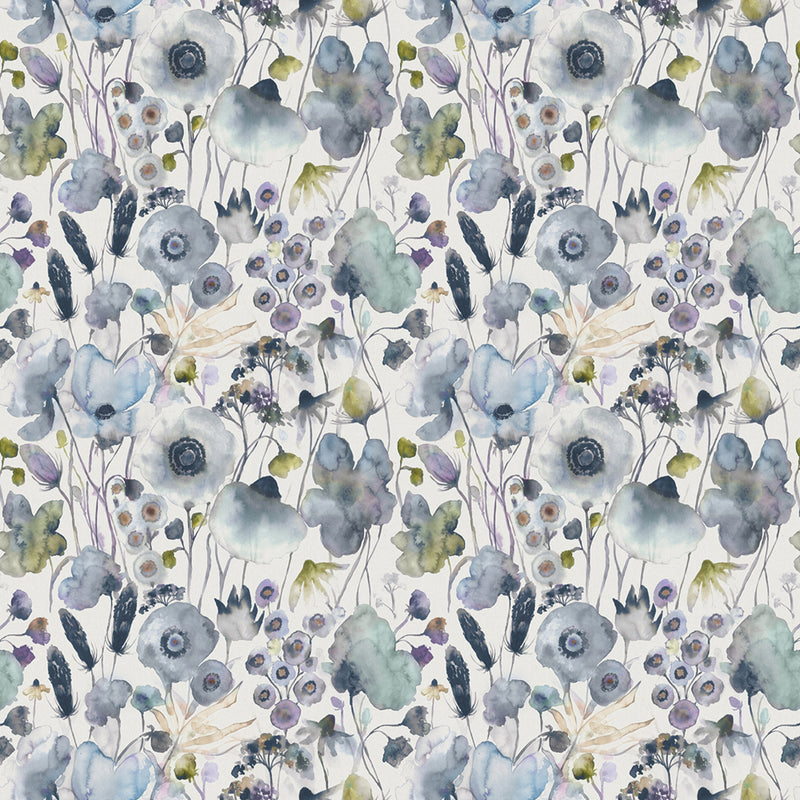 Voyage Maison Hibbertia Printed Cotton Fabric in Crocus