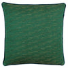 Paoletti Highbury Jacquard Cushion Cover in Emerald/Gold