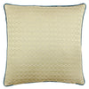 Paoletti Highbury Jacquard Cushion Cover in Emerald/Gold