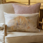  Cushions - Highland Coo  Cushion Cover Natural Voyage Maison