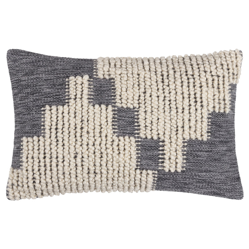 Hoem Himal Woven Knot Cushion Cover in Dusk