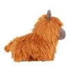 Paoletti Highland Cow Shaggy Door Stop in Orange