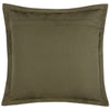 Plain Green Cushions - Holmfirth Canvas Outdoor Cushion Cover Lichen Yard
