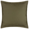 Plain Green Cushions - Holmfirth Canvas Outdoor Cushion Cover Lichen Yard