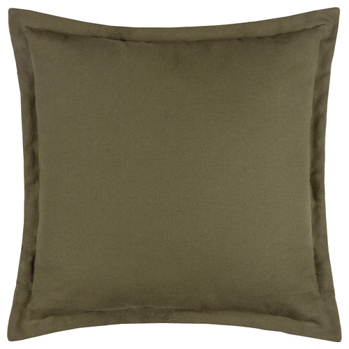 Plain Green Cushions - Holmfirth Canvas Outdoor Cushion Cover Lichen Yard