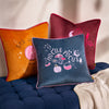 furn. Hocus Pocus Cushion Cover in Navy