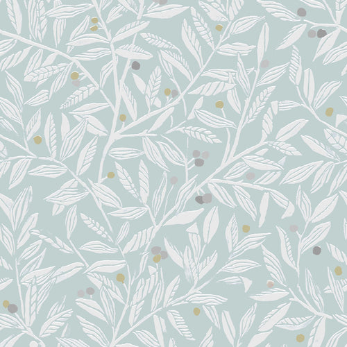 Voyage Maison Holcombe 1.4m Wide Width Wallpaper in Duck Egg