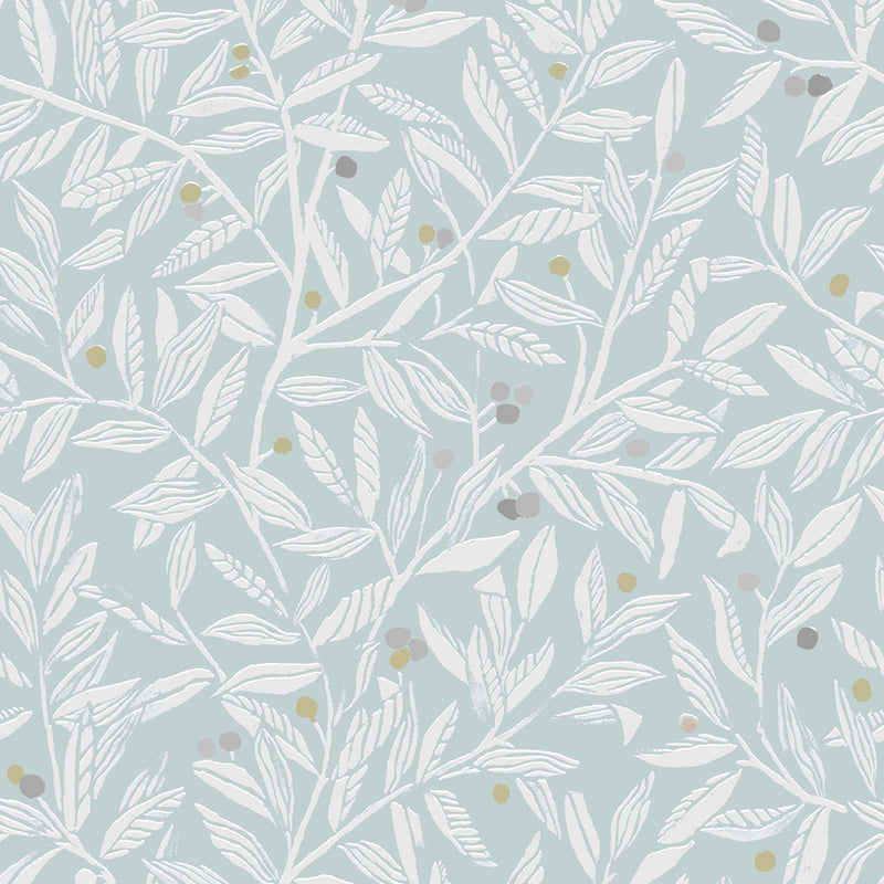 Holcombe Wallpaper Sample Duck Egg