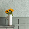 Voyage Maison Holcombe 1.4m Wide Width Wallpaper in Duck Egg