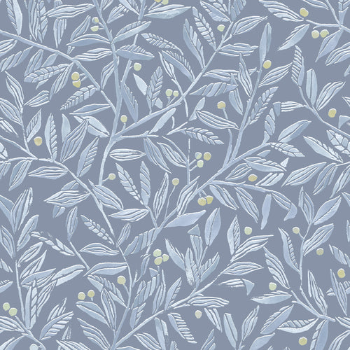 Voyage Maison Holcombe 1.4m Wide Width Wallpaper in Indigo