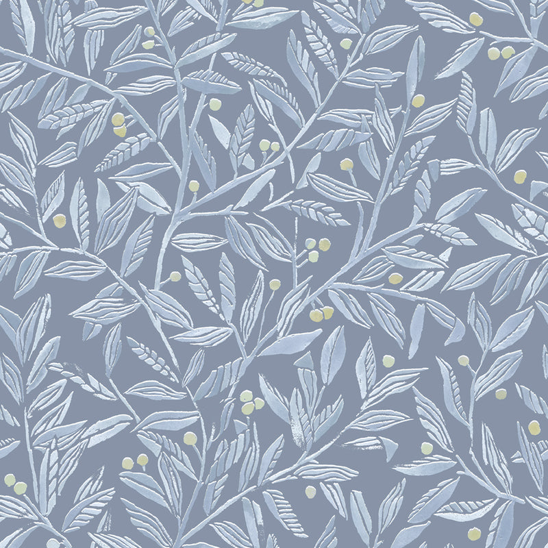 Voyage Maison Holcombe 1.4m Wide Width Wallpaper in Indigo