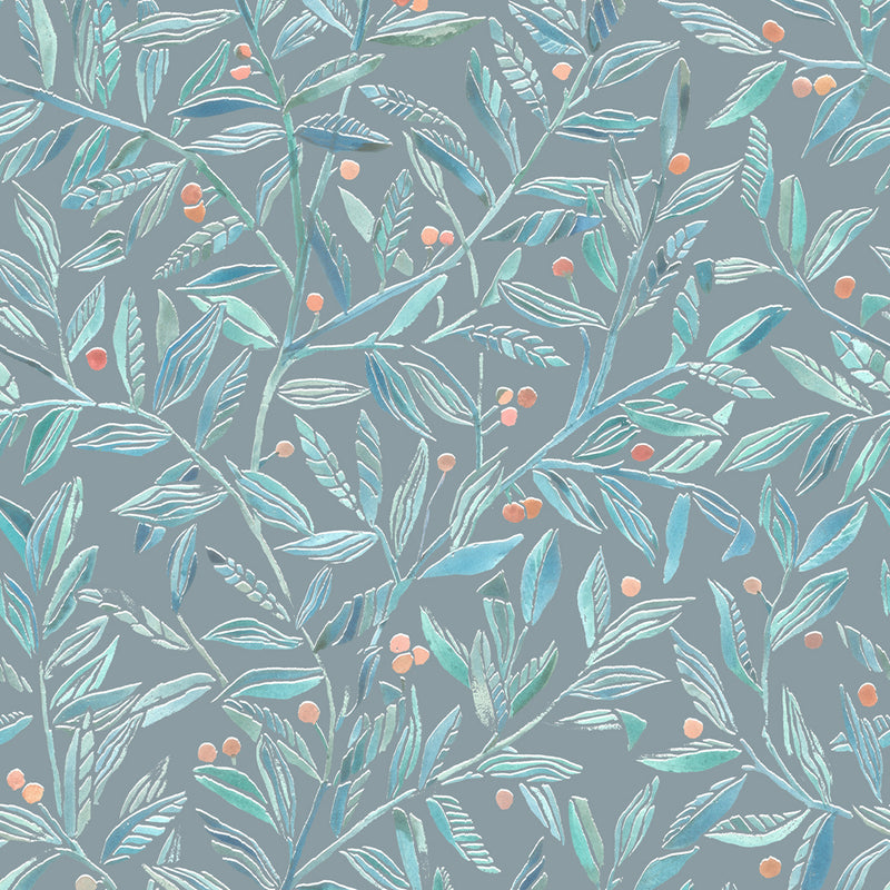 Holcombe Wallpaper Sample Ocean