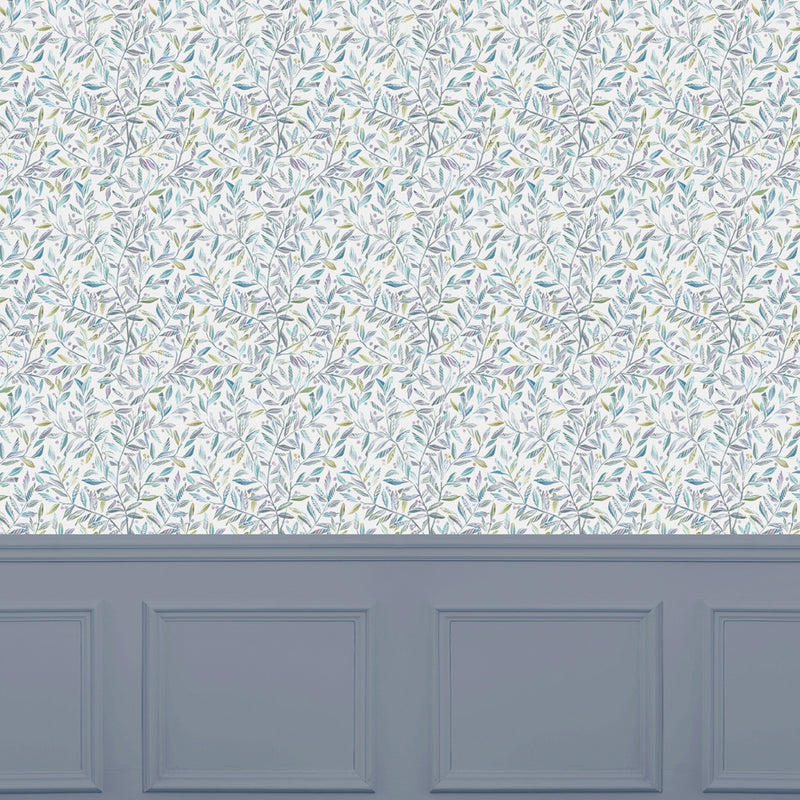 Voyage Maison Holcombe 1.4m Wide Width Wallpaper in Periwinkle