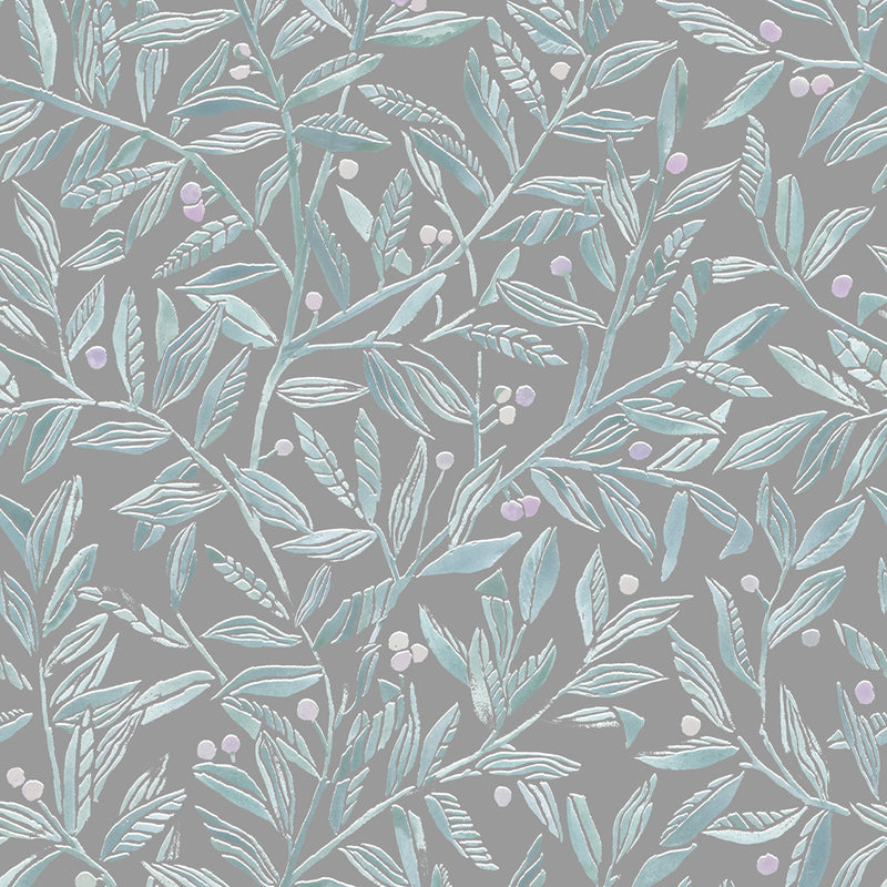 Holcombe Wallpaper Sample Teal