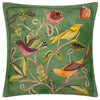 Wylder Holland Park Hedgerow Birds Cushion Cover in Green