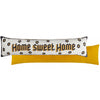 furn. Mosaic Message Home Sweet Home Draught Excluder in Golden Yellow