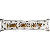 furn. Mosaic Message Home Sweet Home Draught Excluder in Golden Yellow