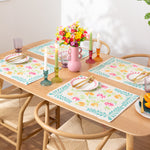 Floral Multi Accessories - Honeysuckle Set of 4 Indoor/Outdoor Placemats Multicolour furn.