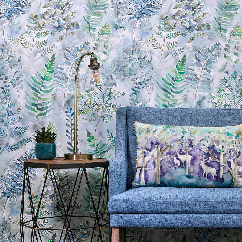 Voyage Maison Honister 1.4m Wide Width Wallpaper in Teal