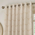 Paoletti Horto Botanical Eyelet Curtains in Natural