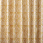 Paoletti Horto Botanical Eyelet Curtains in Ochre