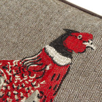 Hunter Pheasant Cushion Brown