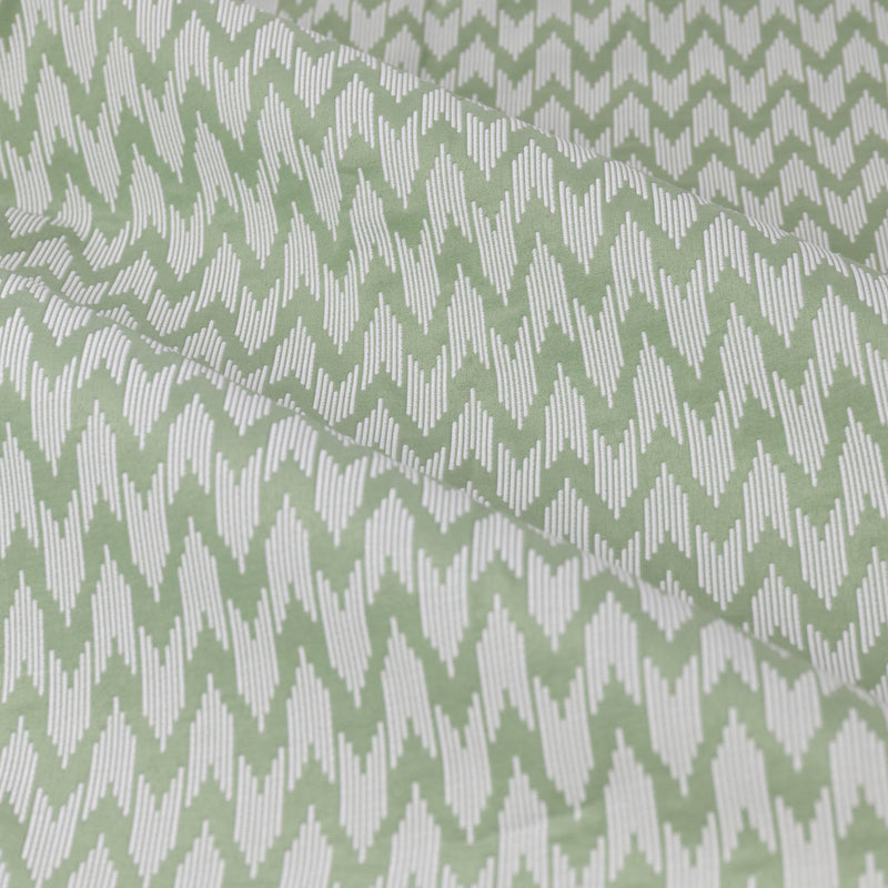  Green Curtains - Hutton Jacquard Pencil Pleat Curtains Sage Sanderson