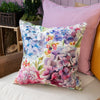 Floral Purple Cushions - Hydrangea Outdoor Polyester Filled Cushion Purple Voyage Maison